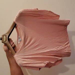 Pink butterfly sleeve top Forever 21 size small petite